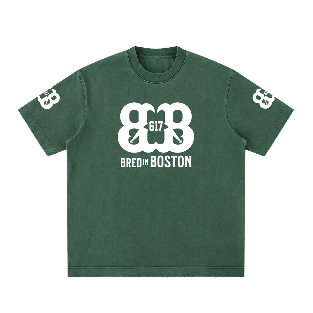 Heavyweight Vintage Washed Frayed T-Shirt