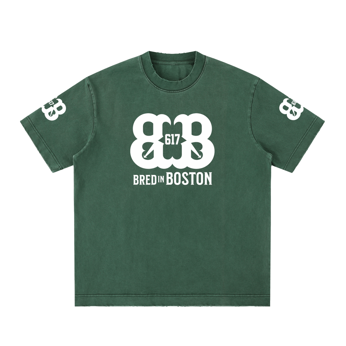 Heavyweight Vintage Washed Frayed T-Shirt