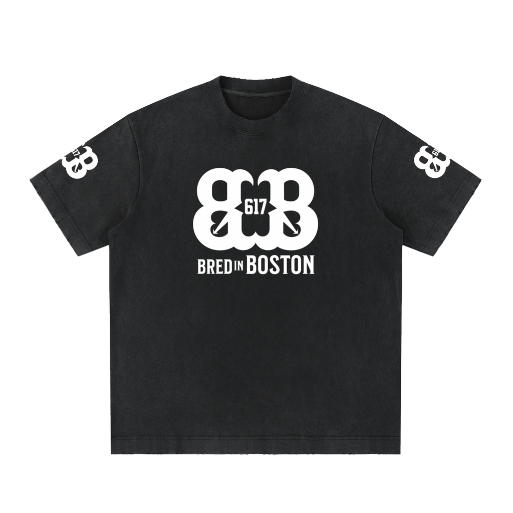 Heavyweight Vintage Washed Frayed T-Shirt