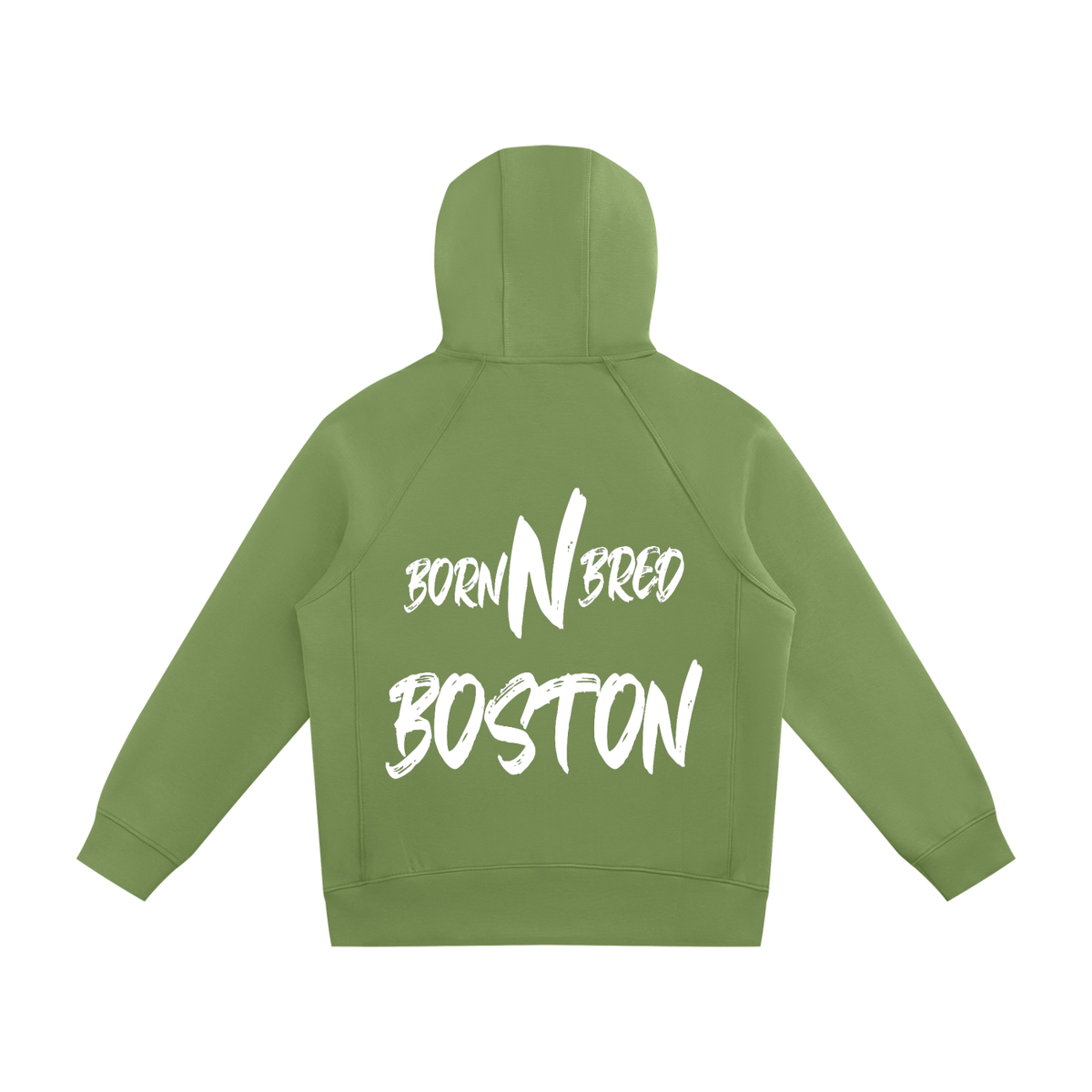 Unisex Raglan Full Zip Hoodie