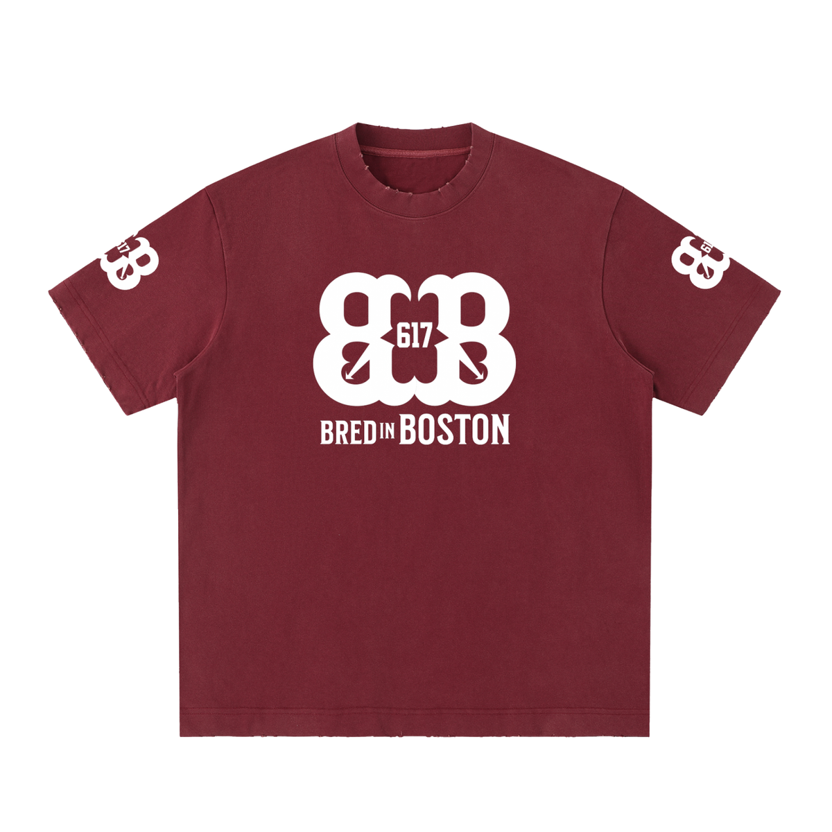 Heavyweight Vintage Washed Frayed T-Shirt