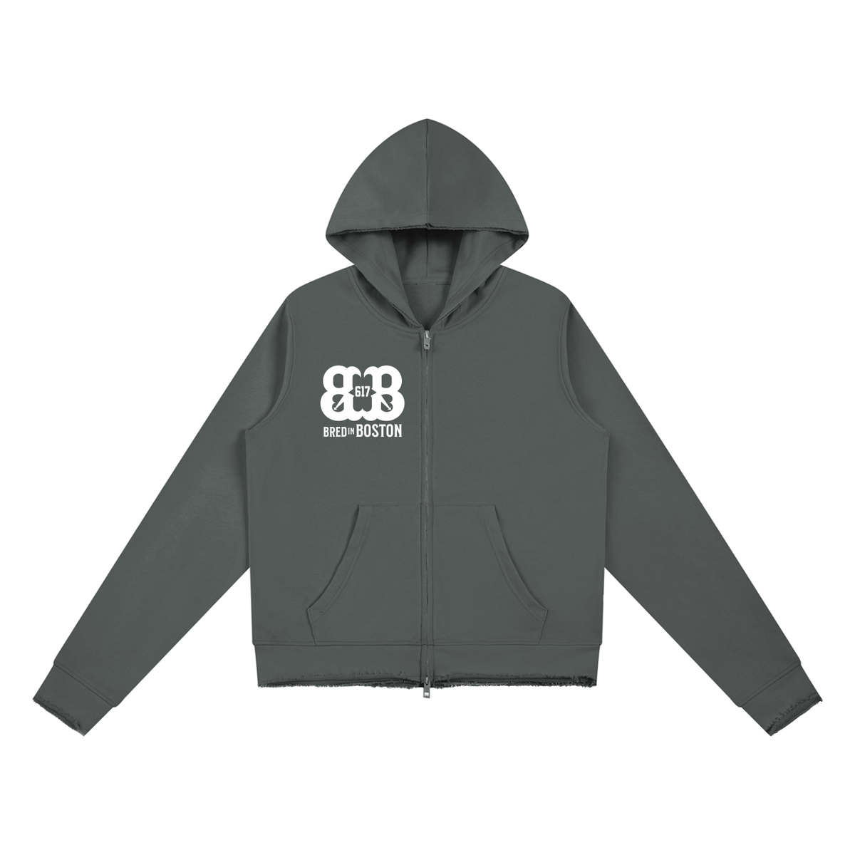 Women’s Raw Edge Full Zip Hoodie