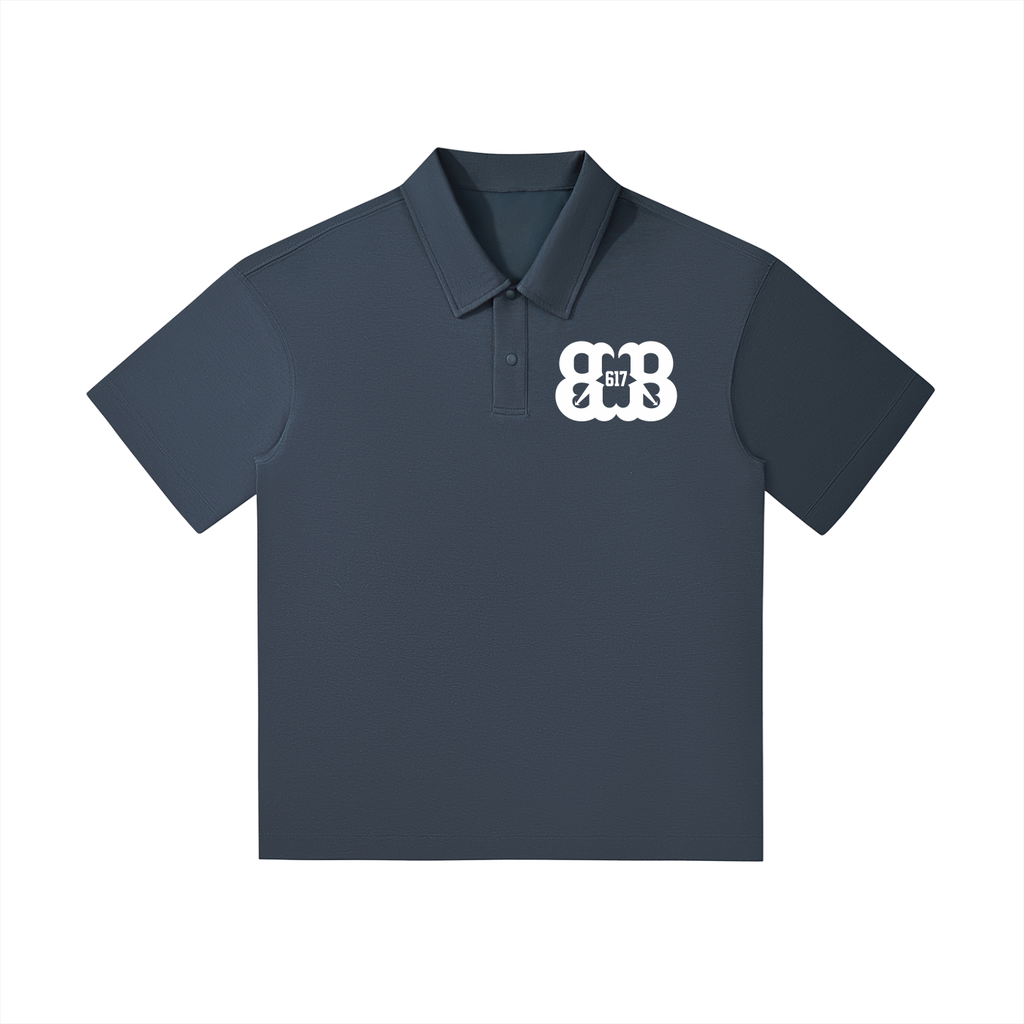 Drop Shoulder Short-Sleeve Polo