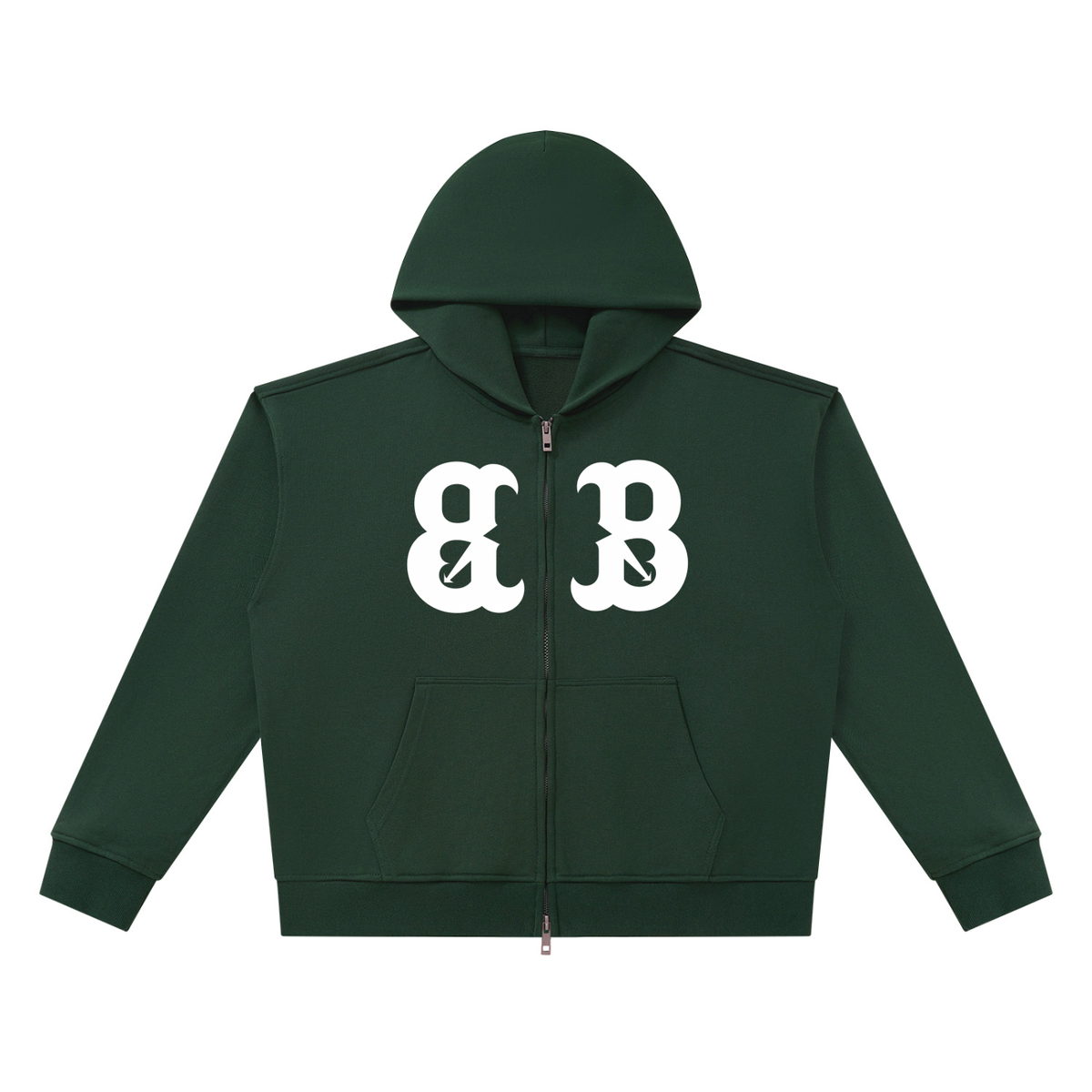 Unisex Heavyweight Full Zip Boxy Hoodie