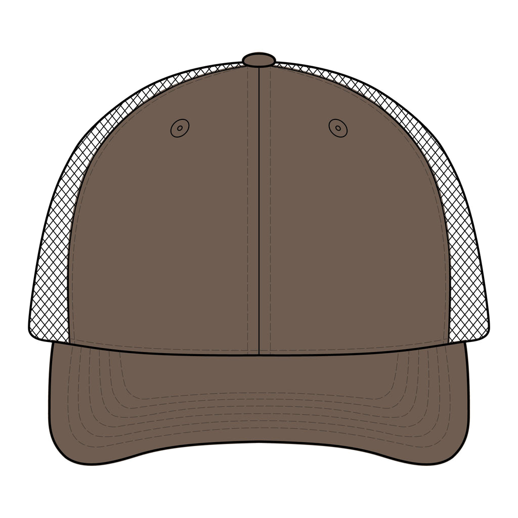 Camo Mesh Back Cap — "Bred in Boston" 617 Logo