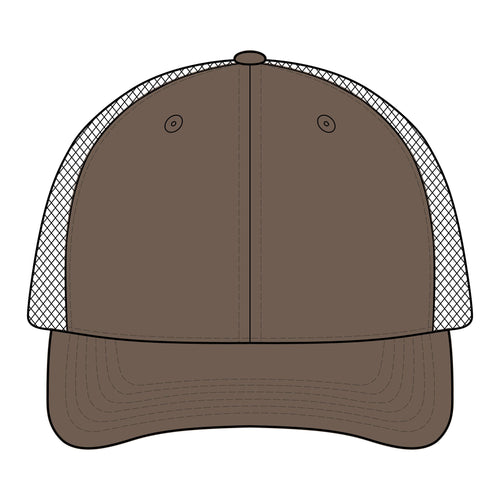 Camo Mesh Back Cap — "Bred in Boston" 617 Logo