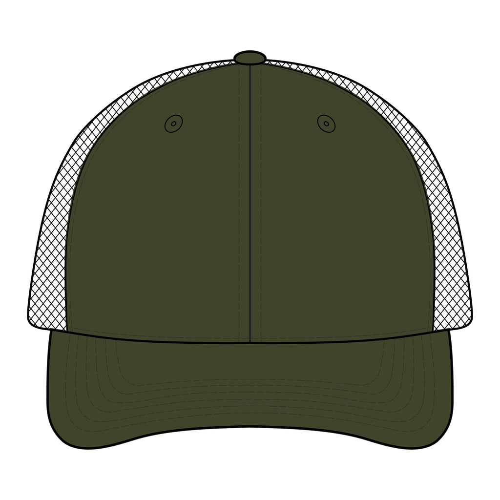 Camo Mesh Back Cap — "Bred in Boston" 617 Logo