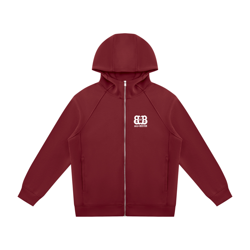 Unisex Raglan Full Zip Hoodie