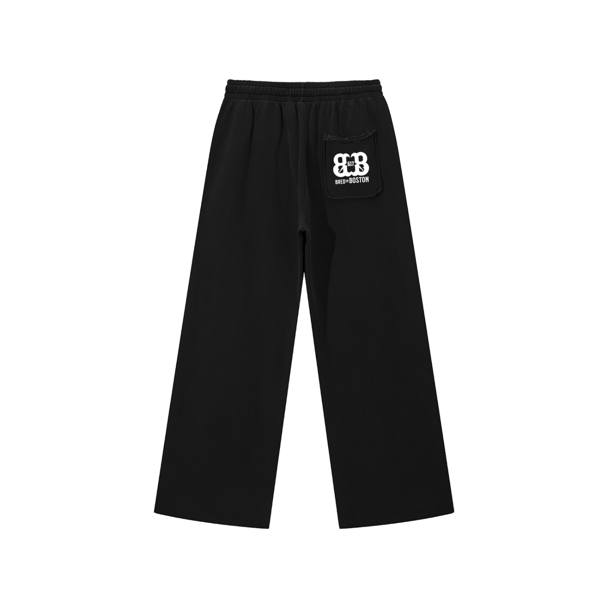 Snow Washed Raw Edge Sweatpants