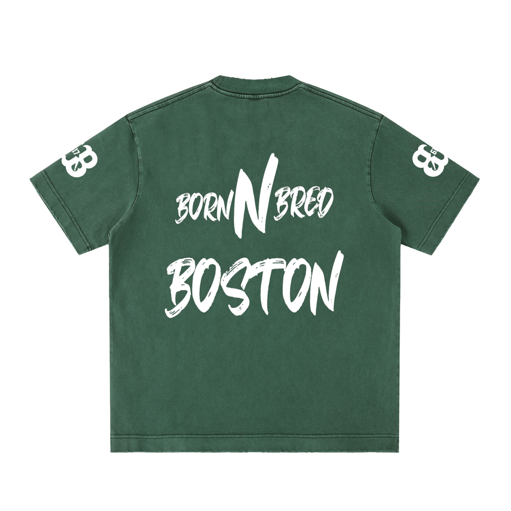 Heavyweight Vintage Washed Frayed T-Shirt
