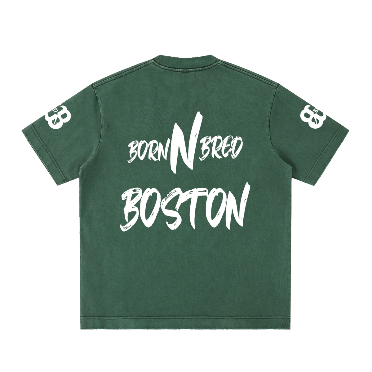 Heavyweight Vintage Washed Frayed T-Shirt