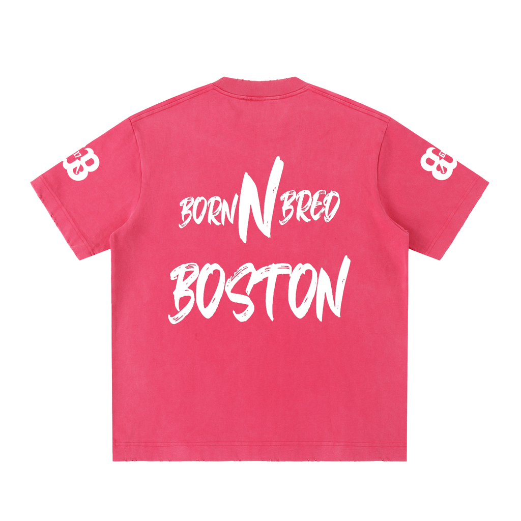 Heavyweight Vintage Washed Frayed T-Shirt