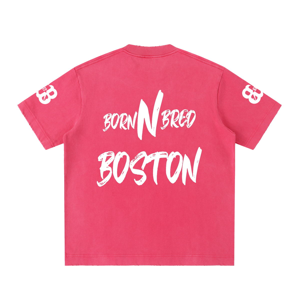 Heavyweight Vintage Washed Frayed T-Shirt
