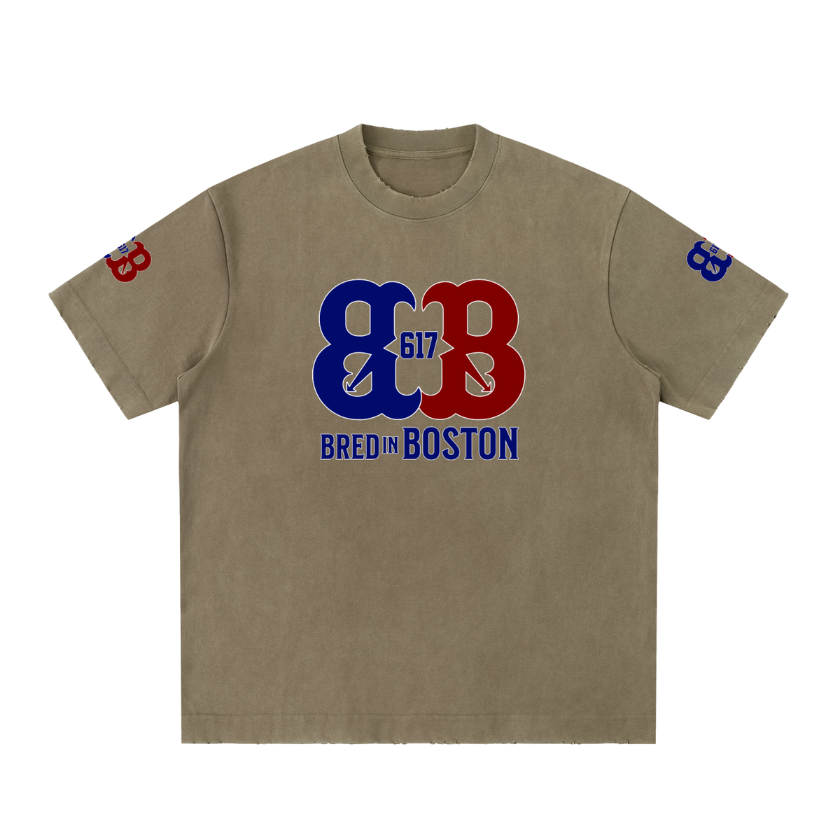 Heavyweight Vintage Washed Frayed T-Shirt