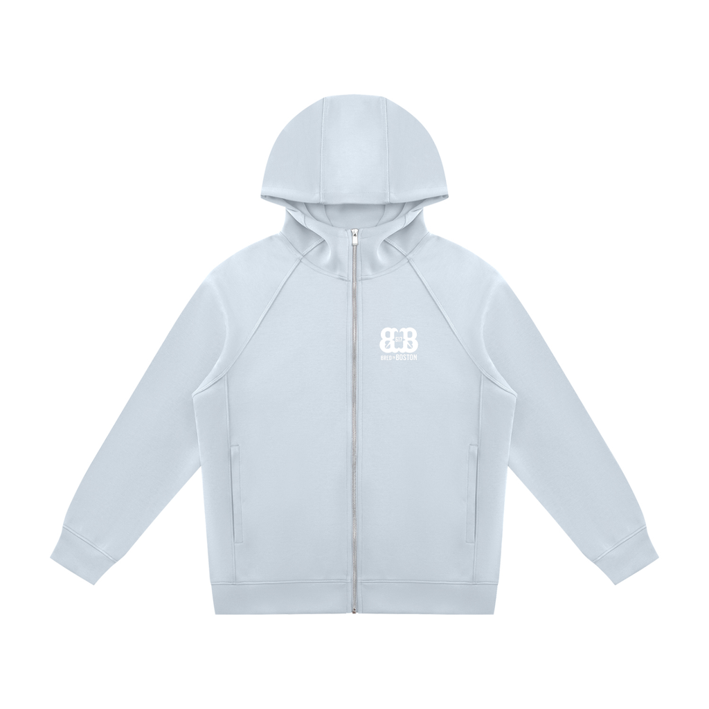 Unisex Raglan Full Zip Hoodie
