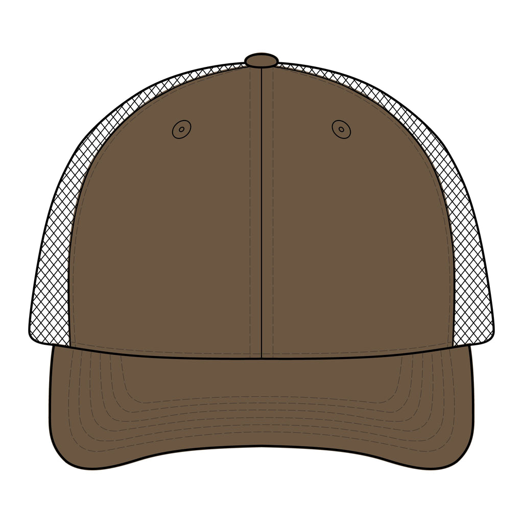 Camo Mesh Back Cap — "Bred in Boston" 617 Logo