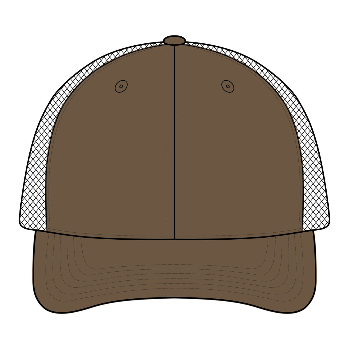 Camo Mesh Back Cap — "Bred in Boston" 617 Logo