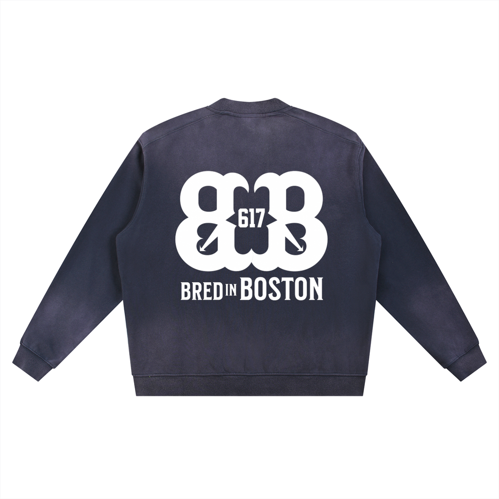 Sun Fade Heavyweight Baseball Jacket