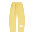 Unisex Vintage Wash Barrel Leg Fleece Sweatpants