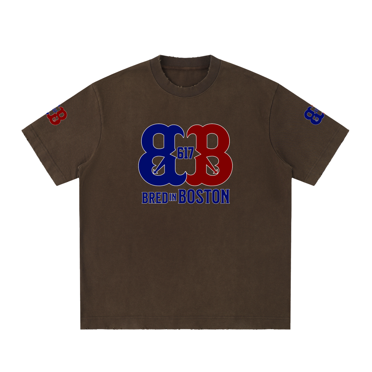 Heavyweight Vintage Washed Frayed T-Shirt