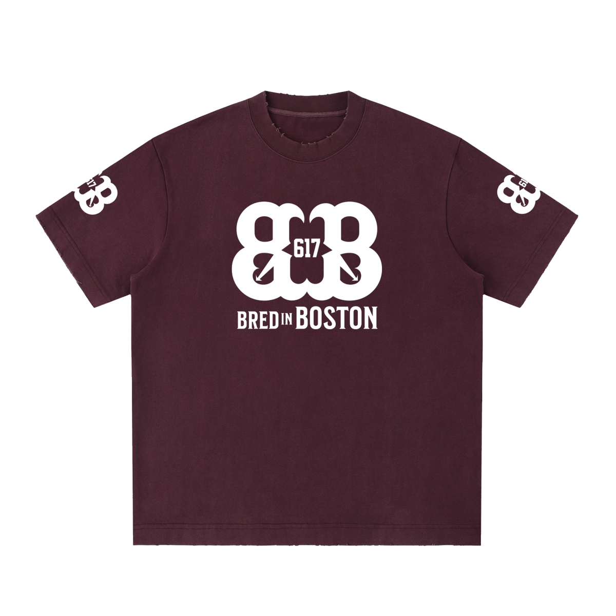 Heavyweight Vintage Washed Frayed T-Shirt