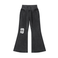 Vintage Washed Flared Fleece Pants