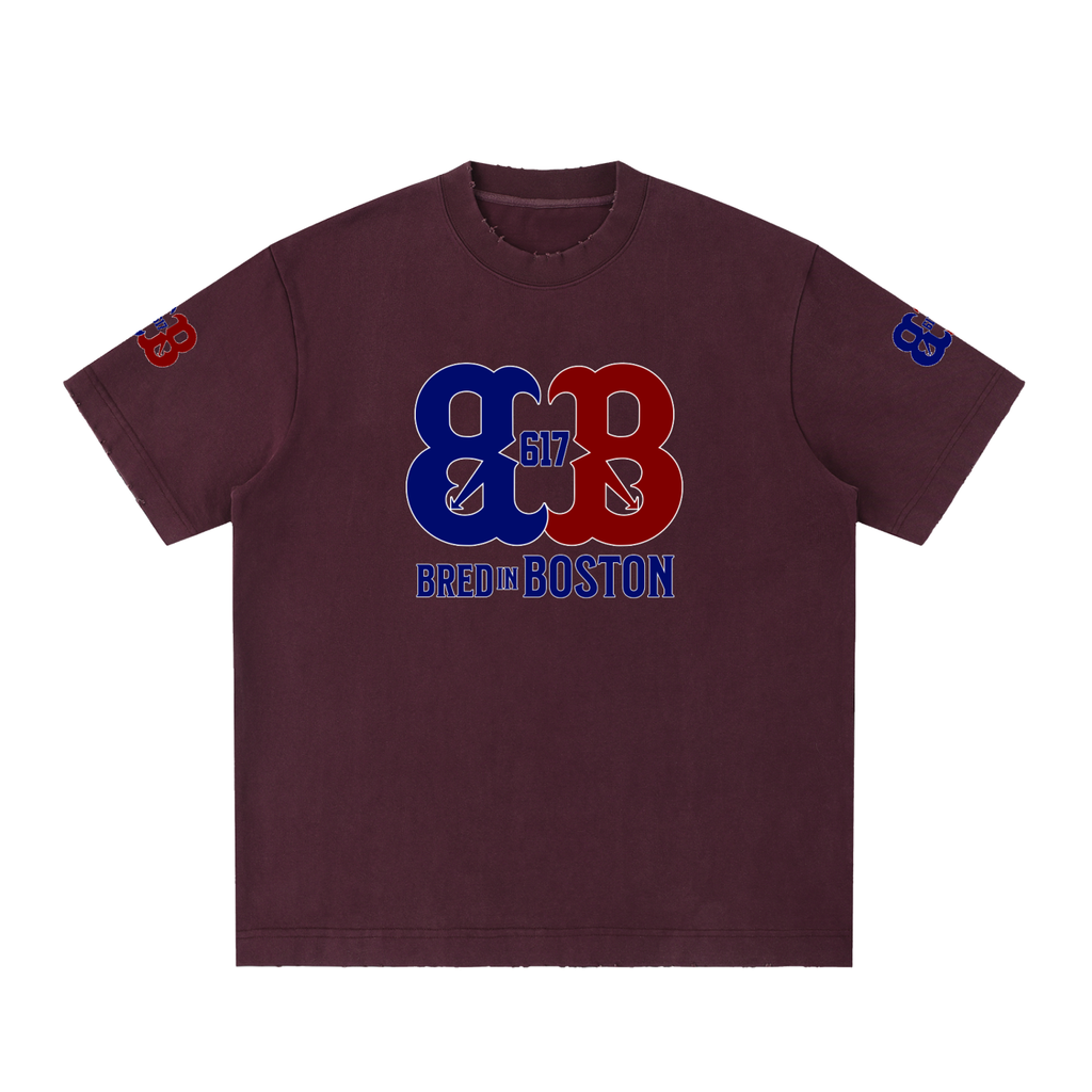 Heavyweight Vintage Washed Frayed T-Shirt