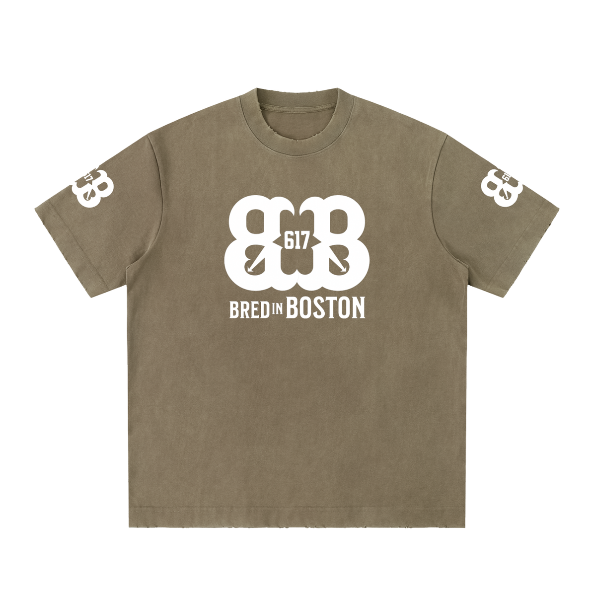 Heavyweight Vintage Washed Frayed T-Shirt