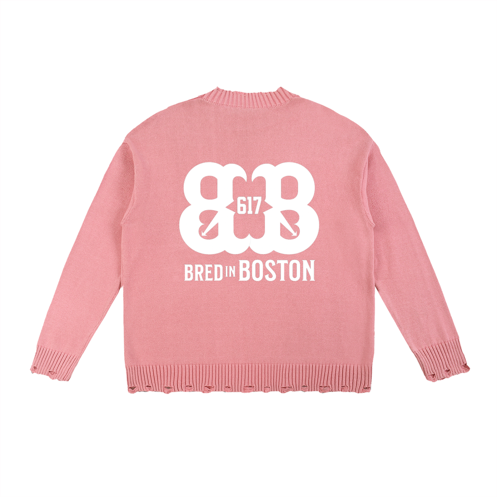 Vintage Washed Hand-Frayed Sweater