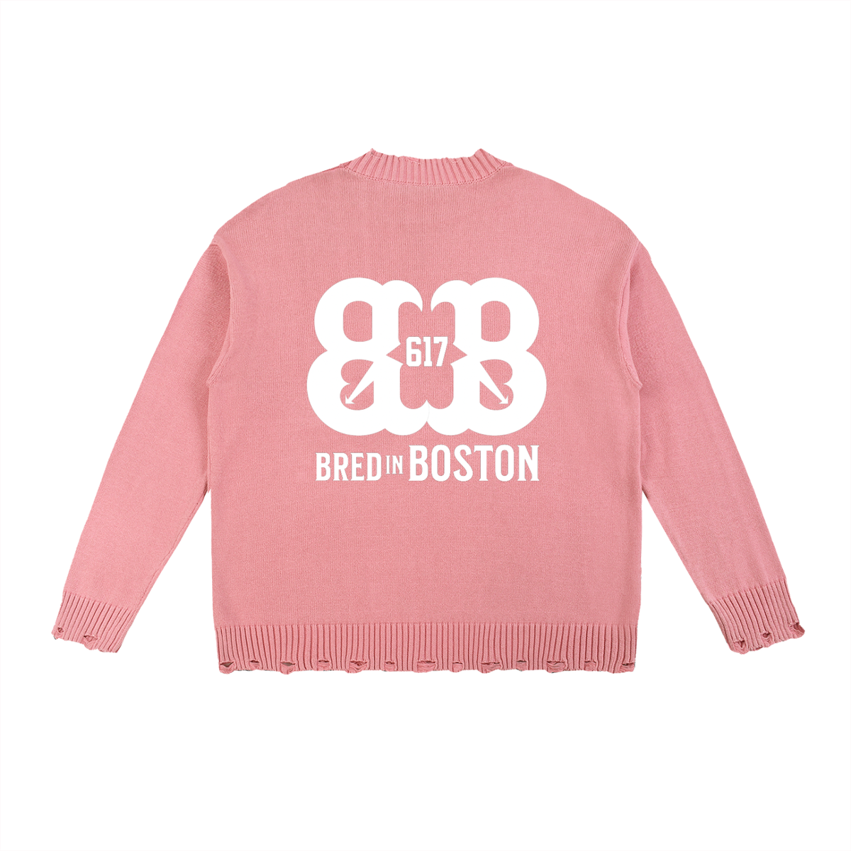 Vintage Washed Hand-Frayed Sweater