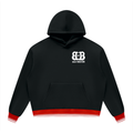 Unisex Oversized Color Block Fleece Hoodie