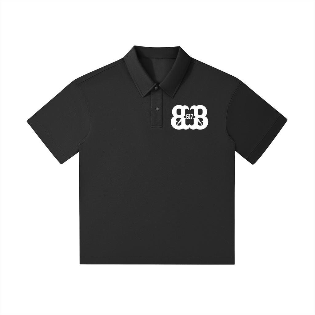 Drop Shoulder Short-Sleeve Polo
