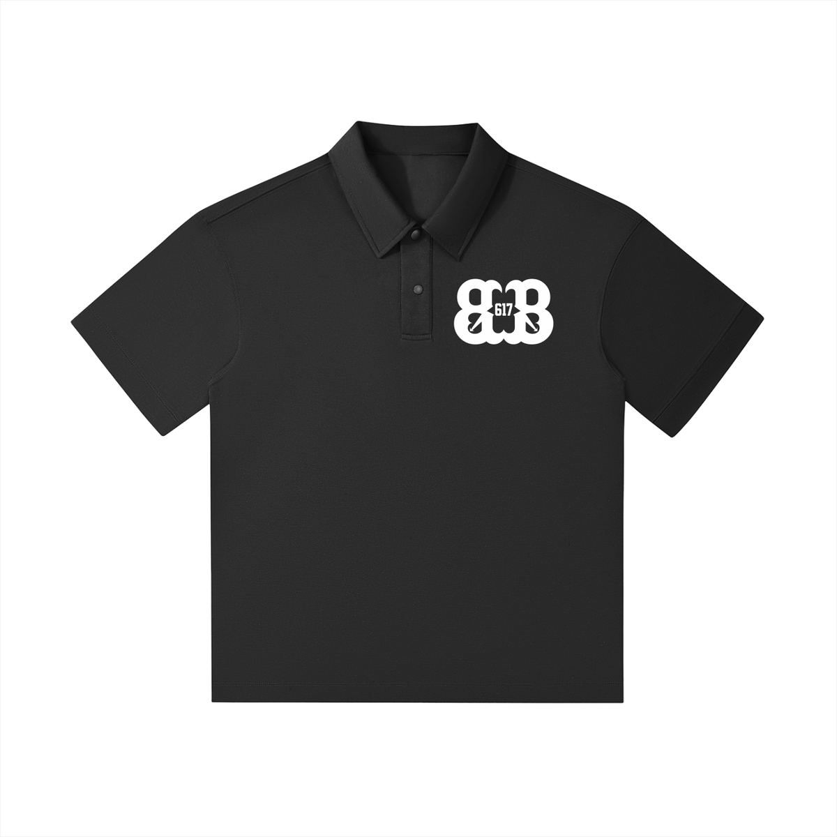 Drop Shoulder Short-Sleeve Polo