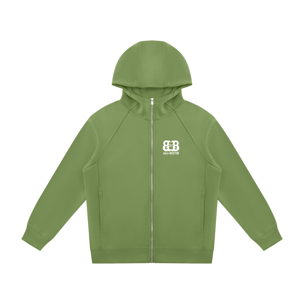 Unisex Raglan Full Zip Hoodie
