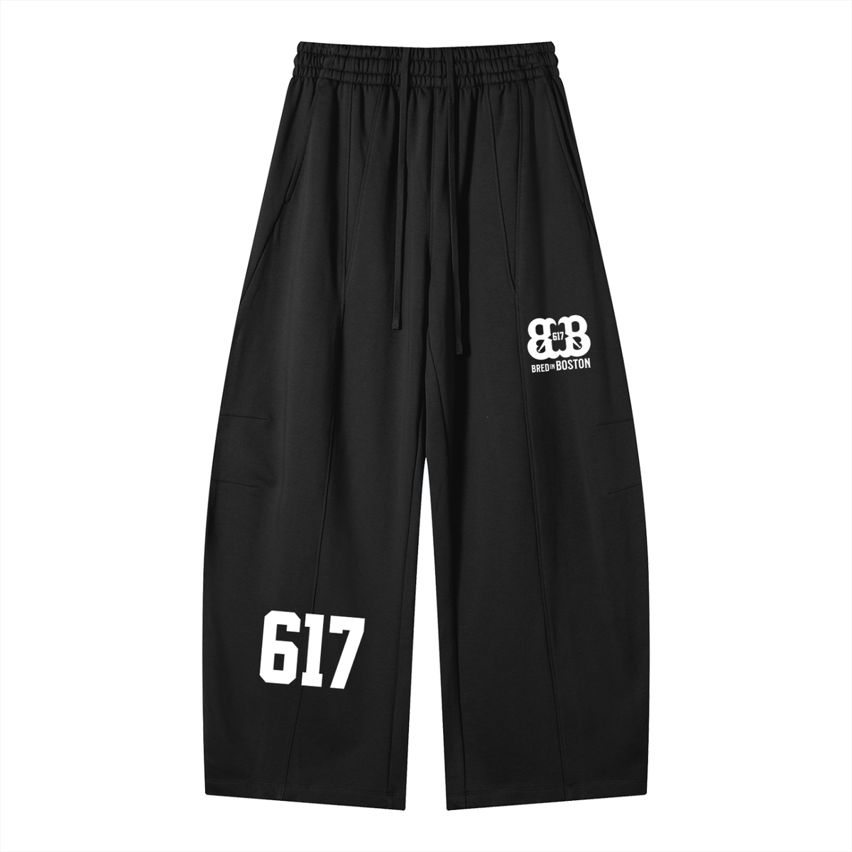 Heavyweight Wide Leg Panel Sweatpants