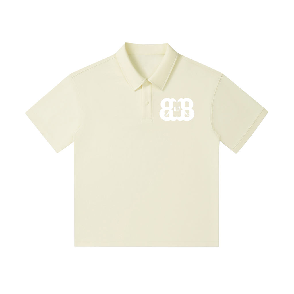 Drop Shoulder Short-Sleeve Polo