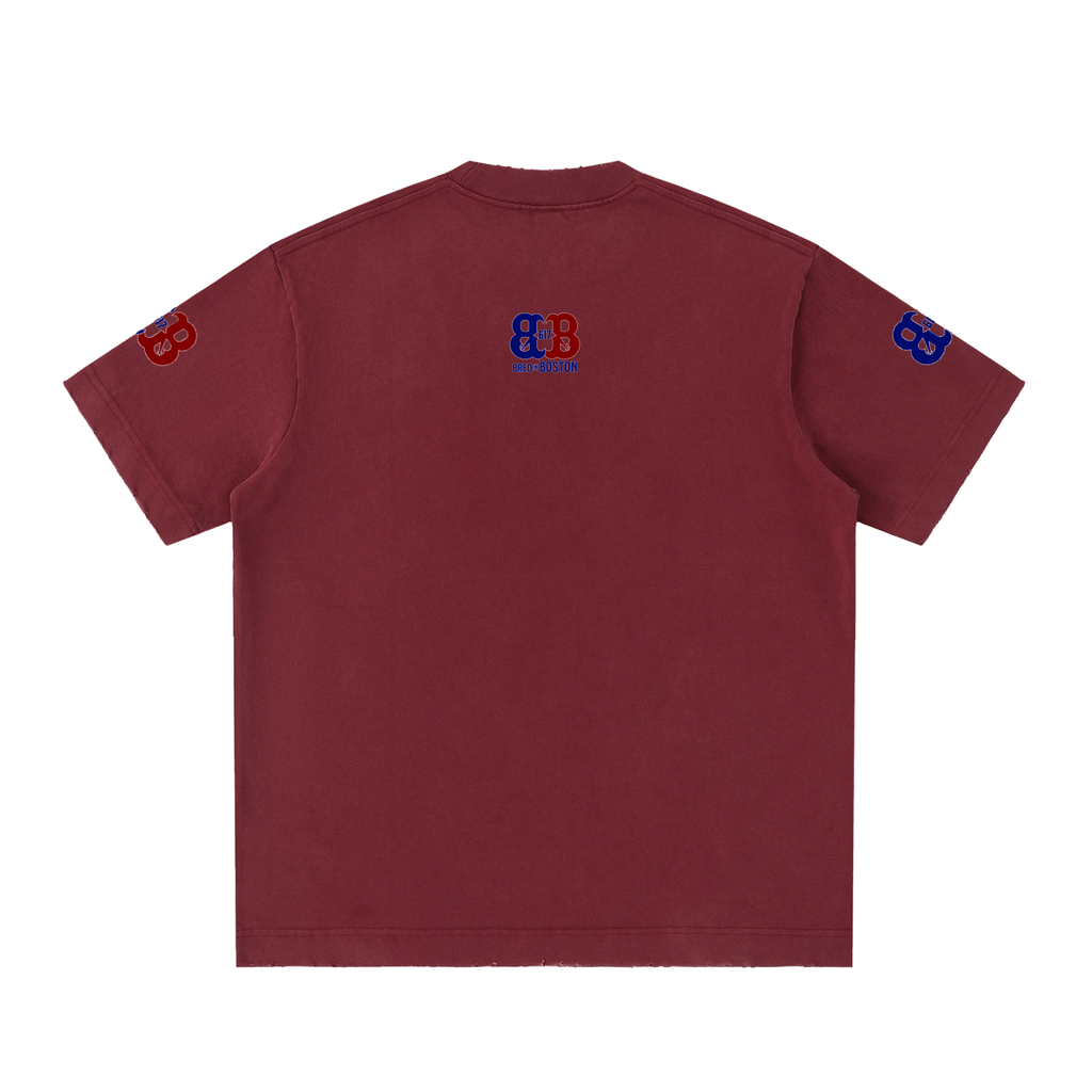 Heavyweight Vintage Washed Frayed T-Shirt
