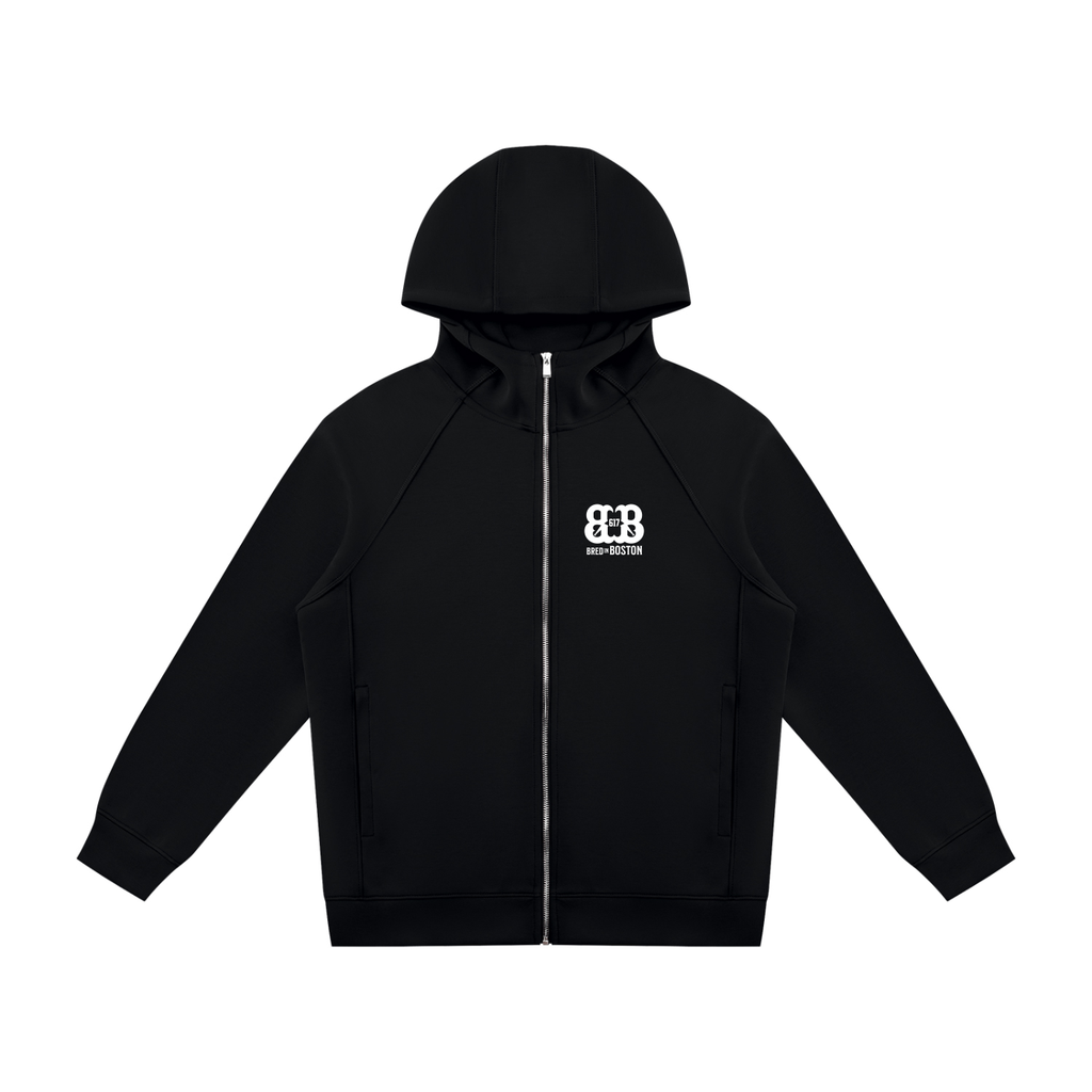 Unisex Raglan Full Zip Hoodie