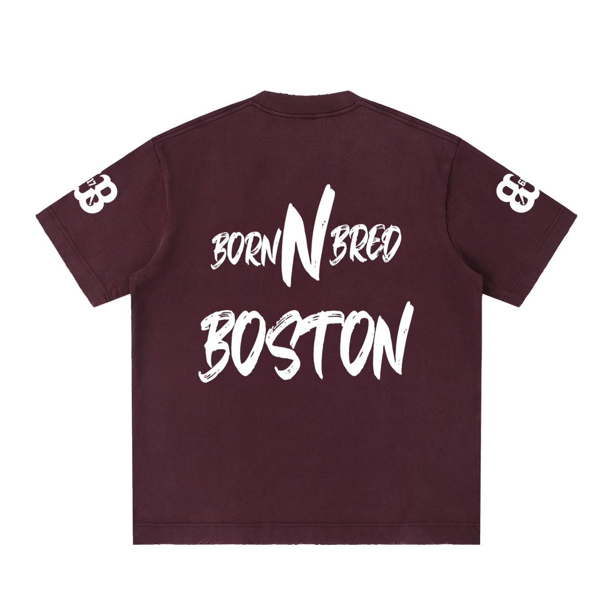 Heavyweight Vintage Washed Frayed T-Shirt