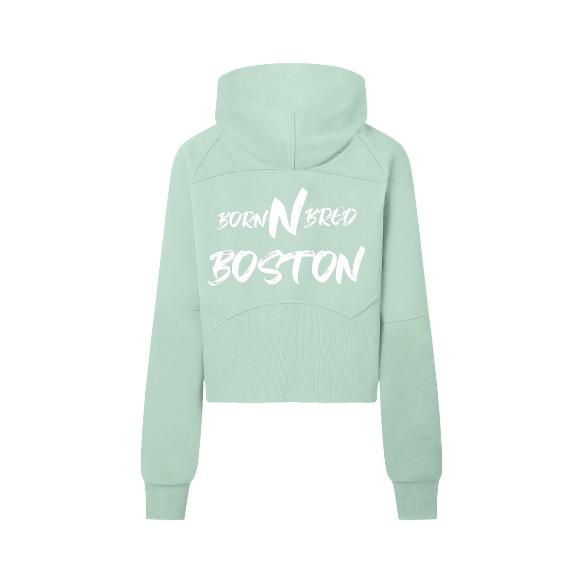 Cropped Half-Zip Hoodie