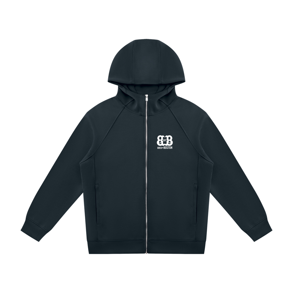 Unisex Raglan Full Zip Hoodie