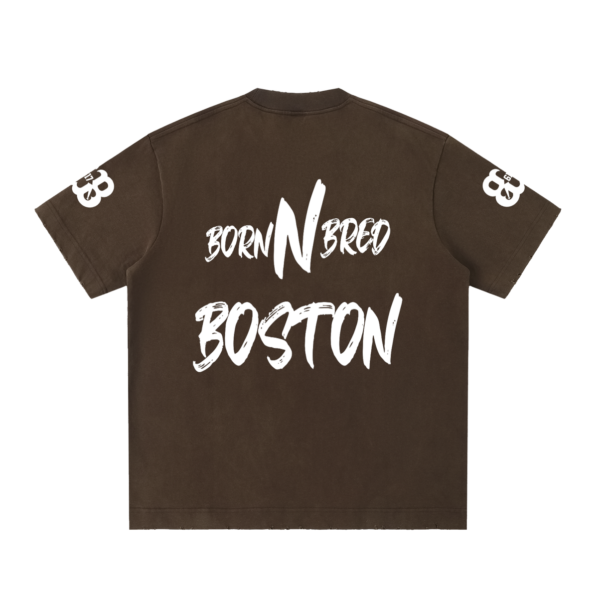 Heavyweight Vintage Washed Frayed T-Shirt