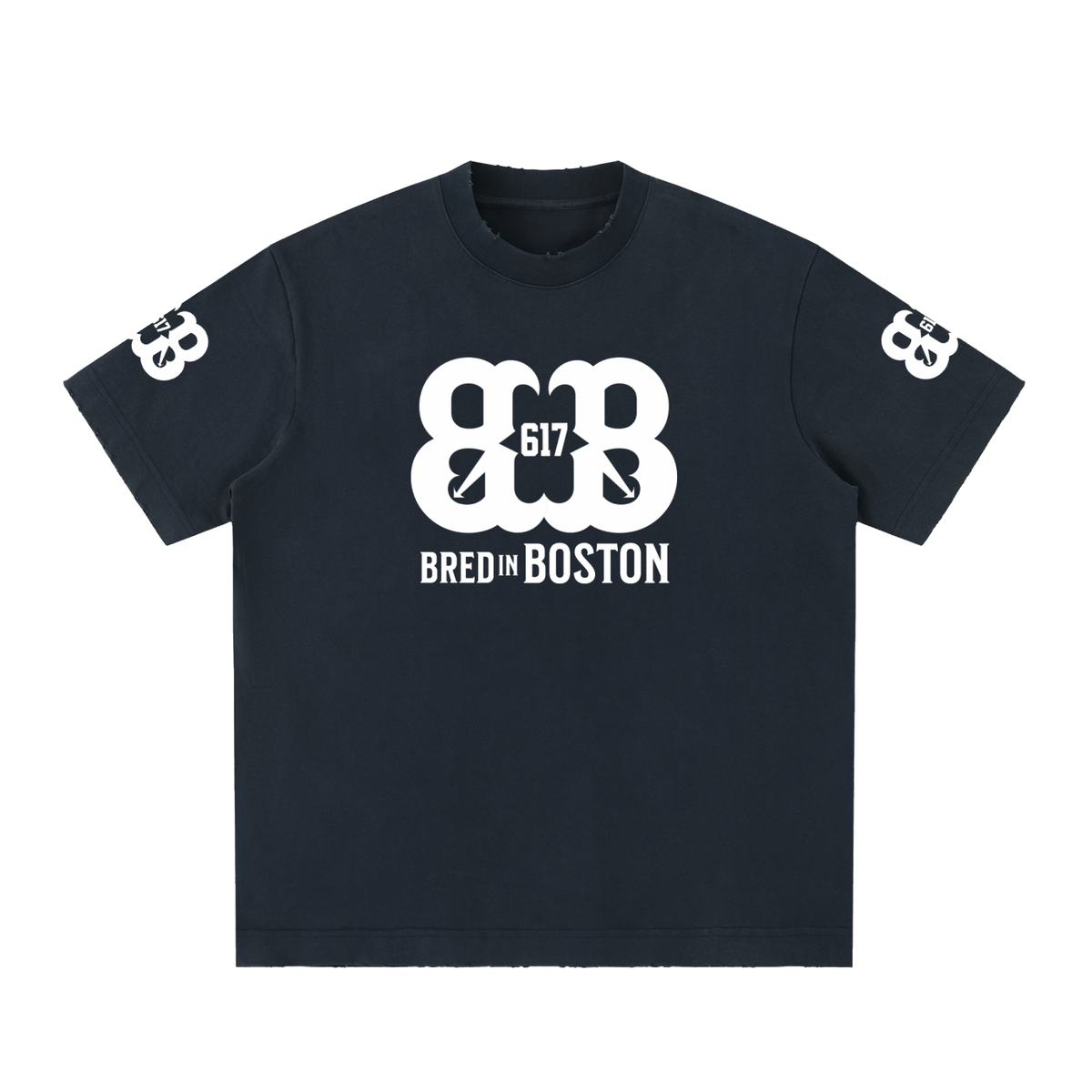 Heavyweight Vintage Washed Frayed T-Shirt