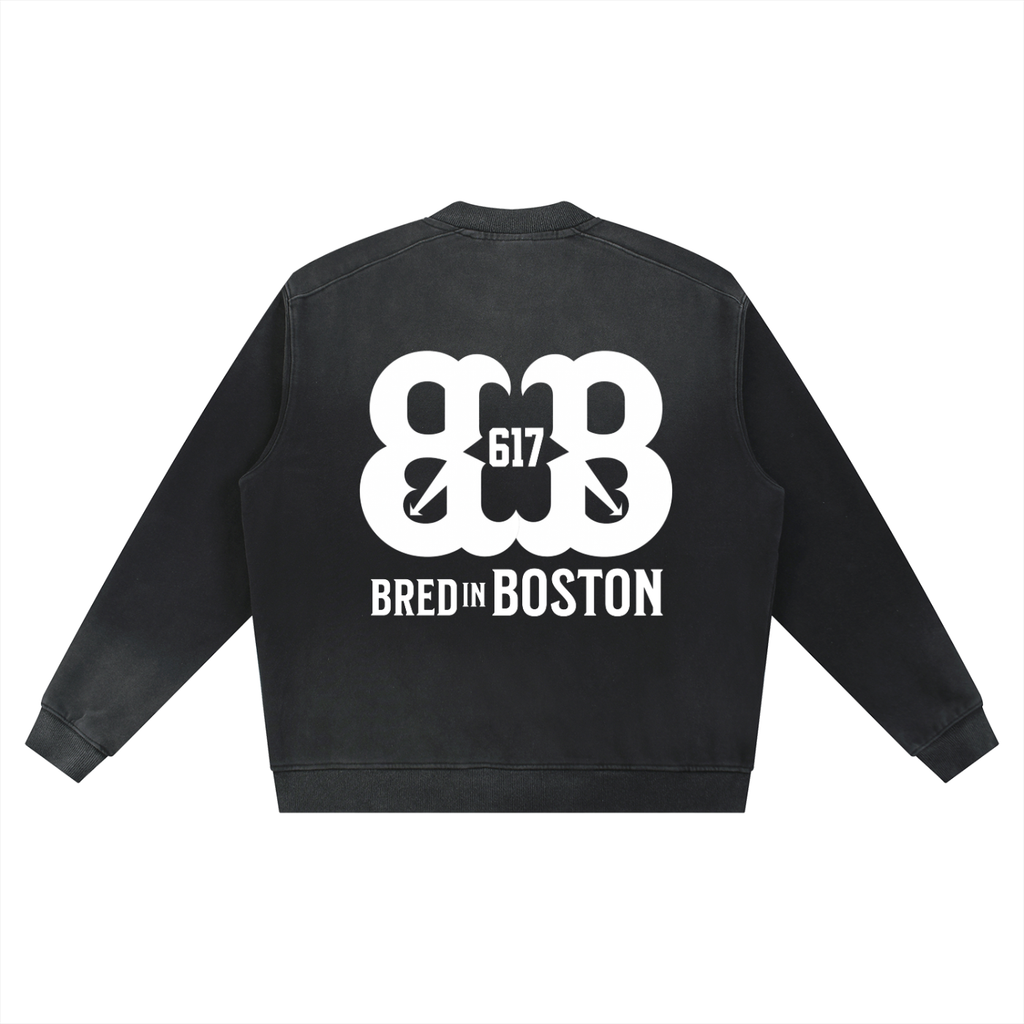 Sun Fade Heavyweight Baseball Jacket