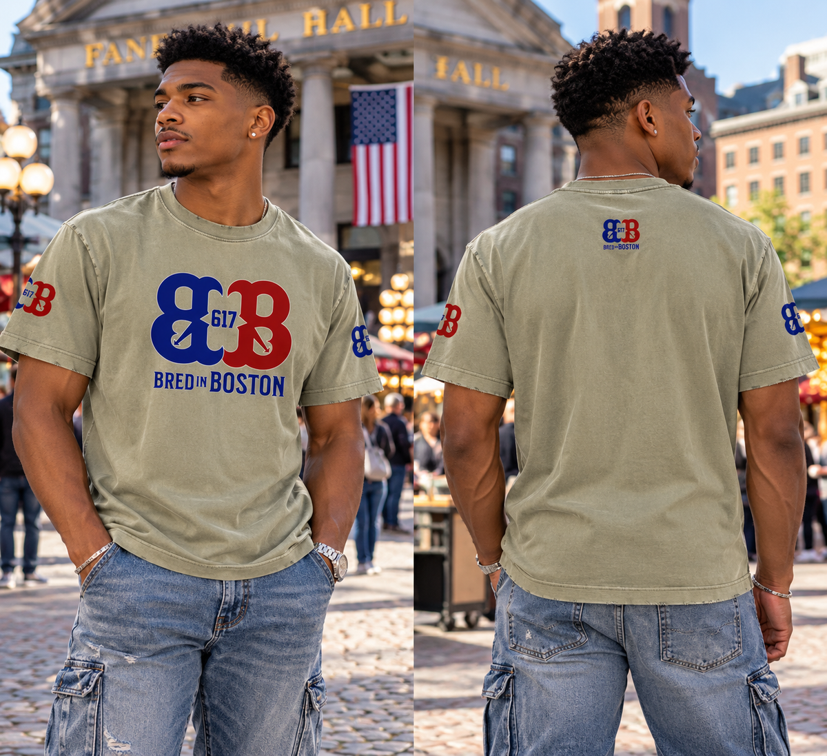 Heavyweight Vintage Washed Frayed T-Shirt