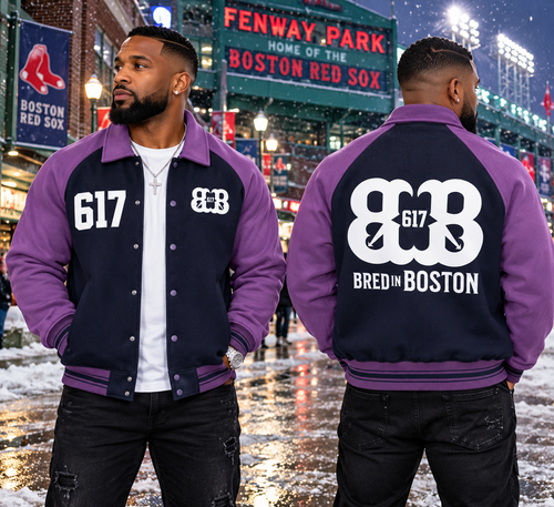 Contrast Raglan Sleeve Baseball Jacket
