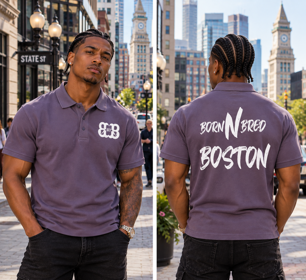 Drop Shoulder Short-Sleeve Polo