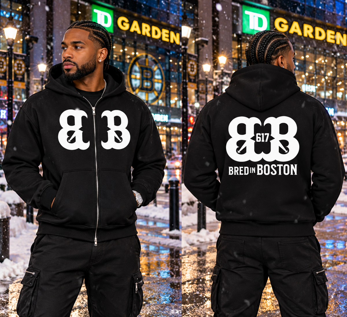 Unisex Heavyweight Full Zip Boxy Hoodie