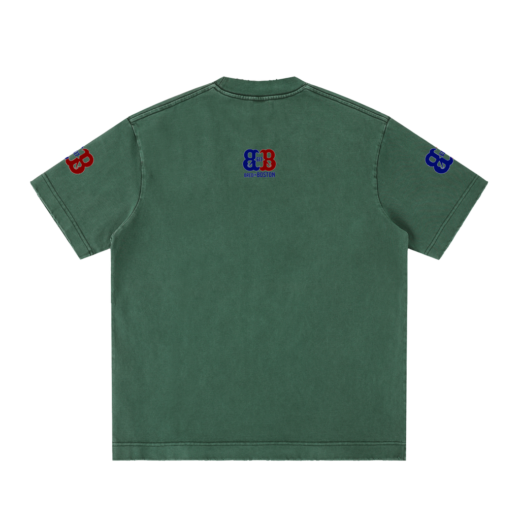 Heavyweight Vintage Washed Frayed T-Shirt