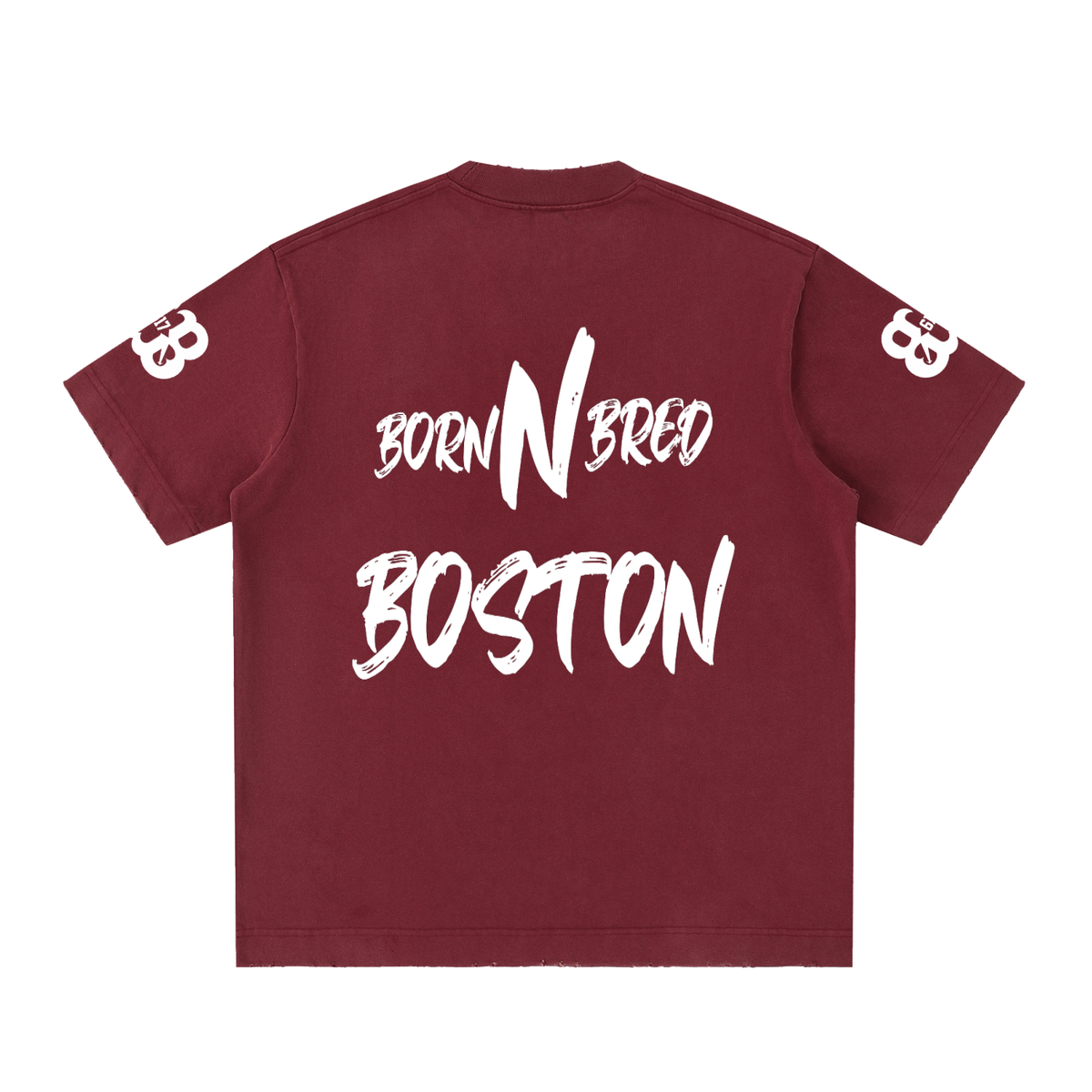 Heavyweight Vintage Washed Frayed T-Shirt